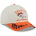 Бейсболка Denver Broncos New Era Cream/Orange 2025 NFL Draft 9FORTY A-Frame M-Crown