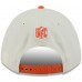 Бейсболка Denver Broncos New Era Cream/Orange 2025 NFL Draft 9FORTY A-Frame M-Crown