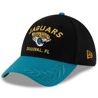 Бейсболка Jacksonville Jaguars New Era Black/Teal 2025 NFL Draft 39THIRTY
