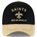 Бейсболка New Orleans Saints New Era Black/Gold 2025 NFL Draft 39THIRTY Flex