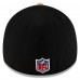 Бейсболка New Orleans Saints New Era Black/Gold 2025 NFL Draft 39THIRTY Flex