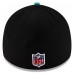 Бейсболка Miami Dolphins New Era Black/Aqua 2025 NFL Draft 39THIRTY