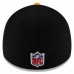Бейсболка Pittsburgh Steelers New Era Black/Gold 2025 NFL Draft 39THIRTY