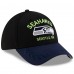 Бейсболка Seattle Seahawks New Era Black/College Navy 2025 NFL Draft 39THIRTY