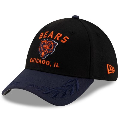 Бейсболка Chicago Bears New Era Black/Navy 2025 NFL Draft 39THIRTY