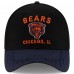 Бейсболка Chicago Bears New Era Black/Navy 2025 NFL Draft 39THIRTY
