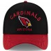 Бейсболка Arizona Cardinals New Era Black/Cardinal 2025 NFL Draft 39THIRTY