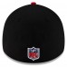 Бейсболка Atlanta Falcons New Era Black/Red 2025 NFL Draft 39THIRTY