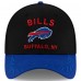 Бейсболка Buffalo Bills New Era Black/Royal 2025 NFL Draft 39THIRTY