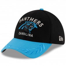Бейсболка Carolina Panthers New Era Black/Blue 2025 NFL Draft 39THIRTY