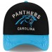 Бейсболка Carolina Panthers New Era Black/Blue 2025 NFL Draft 39THIRTY