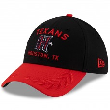 Бейсболка Houston Texans New Era Black/Red 2025 NFL Draft 39THIRTY