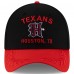 Бейсболка Houston Texans New Era Black/Red 2025 NFL Draft 39THIRTY
