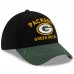 Бейсболка Green Bay Packers New Era Black/Green 2025 NFL Draft 39THIRTY