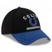 Бейсболка Indianapolis Colts New Era Black/Royal 2025 NFL Draft 39THIRTY
