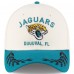 Бейсболка Jacksonville Jaguars New Era Cream/Teal 2025 NFL Draft 39THIRTY