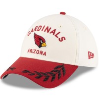 Бейсболка Arizona Cardinals New Era Cream/Cardinal 2025 NFL Draft 39THIRTY