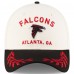 Бейсболка Atlanta Falcons New Era Cream/Black 2025 NFL Draft 39THIRTY