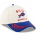 Бейсболка Buffalo Bills New Era Cream/Royal 2025 NFL Draft 39THIRTY
