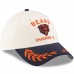 Бейсболка Chicago Bears New Era Cream/Navy 2025 NFL Draft 39THIRTY