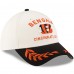 Бейсболка Cincinnati Bengals New Era Cream/Black 2025 NFL Draft 39THIRTY