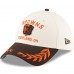 Бейсболка Cleveland Browns New Era Cream/Brown 2025 NFL Draft 39THIRTY