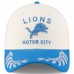 Бейсболка Detroit Lions New Era Cream/Blue 2025 NFL Draft 39THIRTY