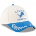 Бейсболка Detroit Lions New Era Cream/Blue 2025 NFL Draft 39THIRTY
