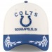 Бейсболка Indianapolis Colts New Era Cream/Royal 2025 NFL Draft 39THIRTY
