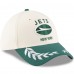Бейсболка New York Jets New Era Cream/Green 2025 NFL Draft 39THIRTY