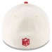 Бейсболка Kansas City Chiefs New Era Cream/Red 2025 NFL Draft 39THIRTY