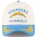 Бейсболка Los Angeles Chargers New Era Cream/Powder Blue 2025 NFL Draft 39THIRTY