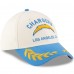 Бейсболка Los Angeles Chargers New Era Cream/Powder Blue 2025 NFL Draft 39THIRTY