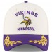 Бейсболка Minnesota Vikings New Era Cream/Purple 2025 NFL Draft 39THIRTY