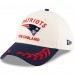 Бейсболка New England Patriots New Era Cream/Navy 2025 NFL Draft 39THIRTY
