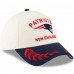 Бейсболка New England Patriots New Era Cream/Navy 2025 NFL Draft 39THIRTY