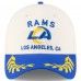 Бейсболка Los Angeles Rams New Era 2025 NFL Draft 39THIRTY - Cream/Royal