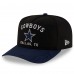 Бейсболка Dallas Cowboys New Era Black/Navy 2025 NFL Draft A-Frame 9FIFTY Snapback