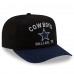 Бейсболка Dallas Cowboys New Era Black/Navy 2025 NFL Draft A-Frame 9FIFTY Snapback