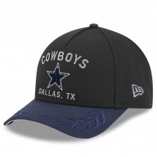 Бейсболка Dallas Cowboys New Era Black/Navy 2025 NFL Draft 39THIRTY