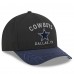 Бейсболка Dallas Cowboys New Era Black/Navy 2025 NFL Draft 39THIRTY