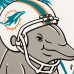 Футболка Unisex Duvin x Miami Dolphins Cream Flippin