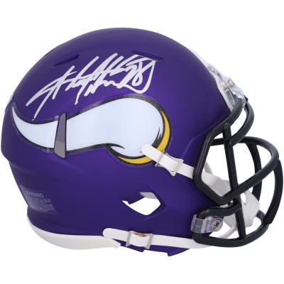 Adrian Peterson Minnesota Vikings Autographed Fanatics Authentic Riddell Speed Mini Helmet
