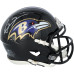 Ray Lewis Baltimore Ravens Autographed Fanatics Authentic Speed Mini Helmet