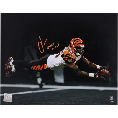 Chad Johnson Cincinnati Bengals Autographed Fanatics Authentic 11 x 14 Spotlight Photograph with Ocho Cinco Inscription