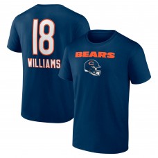 Футболка Chicago Bears Caleb Williams Navy Name & Number Team Wordmark Футболка Chicago Bears Caleb Williams Navy Name & Number Team Wordmark