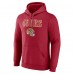 San Francisco 49ers Fred Warner Scarlet Name & Number Team Wordmark Pullover Hoodie