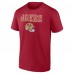 San Francisco 49ers Fred Warner Scarlet Name & Number Team Wordmark T-Shirt