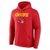 Xavier Worthy Kansas City Chiefs Name & Number Team Wordmark Pullover Hoodie - Red