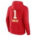 Xavier Worthy Kansas City Chiefs Name & Number Team Wordmark Pullover Hoodie - Red